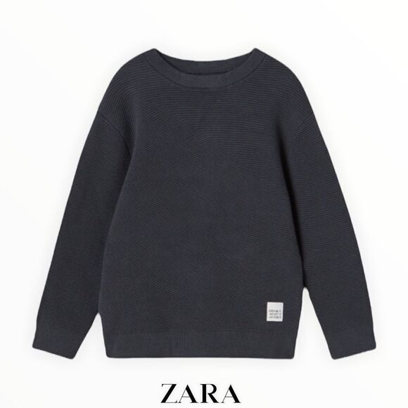Zara Other - ZARA Kids | Steel Ottoman Knit Sweater | Size 6 (Boy) | Code 1750/760